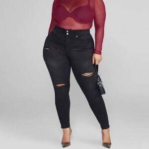 Fashion to Figure High Rise Curvy Fit Skinny Jean NWT Size 18